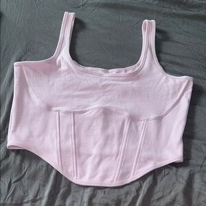 PINK Victoria's Secret Light Pink Crop Top